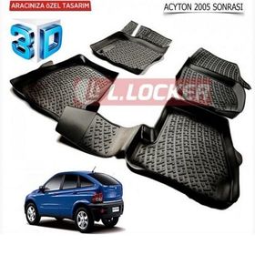 Ssangyong Actyon 2005 Sonrası 3D Havuzlu Paspas