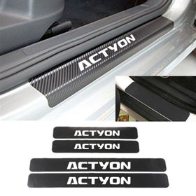 Ssangyong Actyon 4 Adet Karbon Kapı Eşiği Sticker