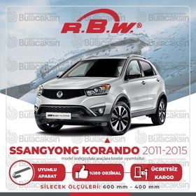 Ssangyong Korando RBW 2011-2015 Muz Silecek Takımı