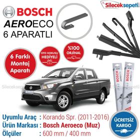 Ssangyong Korando Sports Bosch Aeroeco 2011-2016 Muz Silecek Takımı