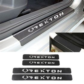 Ssangyong Rexton 4 Adet Karbon Kapı Eşiği Sticker