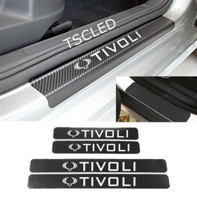 Ssangyong Tivoli 4 Adet Karbon Kapı Eşiği Sticker