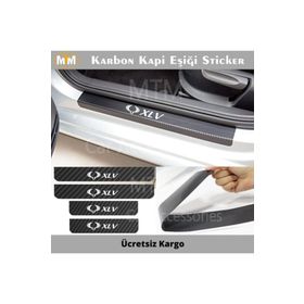 Ssangyong XLV 4 Adet Karbon Kapı Eşiği Sticker