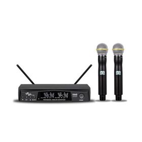 SSP Audio WM602-33 Çift El Uhf Siyah Telsiz Mikrofon