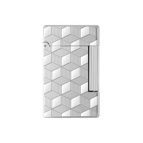 St Dupont 020840 Inital Guilloche Silver Çakmak
