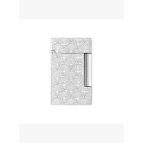 St Dupont 020844 Initial Guilloche Silver Çakmak
