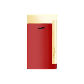St Dupont 027774 Slim 7 Chrome Dragon Red Çakmak