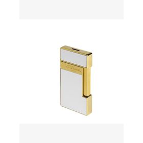 St Dupont 028004 Slimmy Shiny White Lacquer Çakmak