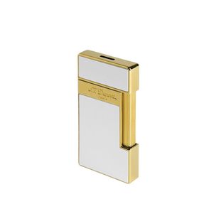 St Dupont 028004 Slimmy Shiny White Lacquer Çakmak