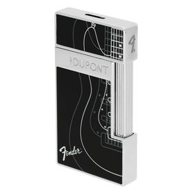 St Dupont 28025 Slimmy Fender Siyah Çakmak