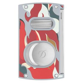 St Dupont 3451R Camo Kırmızı Çift Bıçaklı Puro Kesici