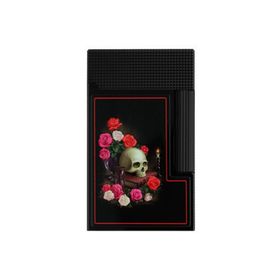 St Dupont C16394 Ligne 2 Memento Mori Siyah Çakmak