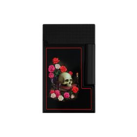 St Dupont C16394 Ligne 2 Memento Mori Siyah Çakmak