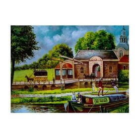 St.Petersburg 30x40 cm By the River 141761 Desenli Tuval