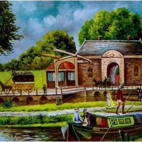 St.Petersburg 30x40 cm By the River 141761 Desenli Tuval