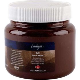 St.Petersburg 500 ml Burnt Umber 408 Ladoga Akrilik Boya