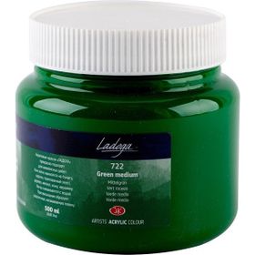 St.Petersburg 500 ml Green Medium 722 Ladoga Akrilik Boya
