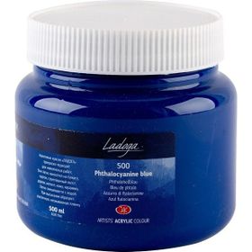 St.Petersburg 500 ml Phthalocyanine Blue 500 Ladoga Akrilik Boya