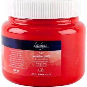 St.Petersburg 500 ml Vermilion 312 Ladoga Akrilik Boya