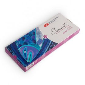 St.Petersburg Sonnet 10 ml 12’li Set Akrilik Boya Seti
