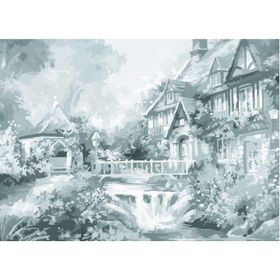 St.Petersburg Sonnet Desenli 30x40 cm Garden Tuval