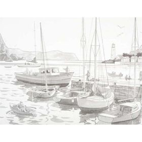 St.Petersburg Sonnet Desenli 30x40 cm Harbour Tuval