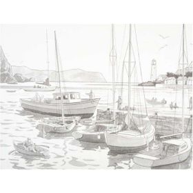 St.Petersburg Sonnet Desenli 30x40 cm Harbour Tuval