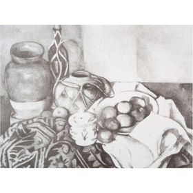 St.Petersburg Sonnet Desenli 30x40 cm Still Life With Apples Tuval