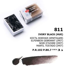 St.Petersburg White Nights Extra-Fine Tam 2.5 ml Ivory Black Hue 811 Tablet Sulu Boya