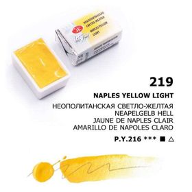 St.Petersburg White Nights Extra-Fine Tam 2.5 ml Naples Yellow Light 219 Tablet Sulu Boya