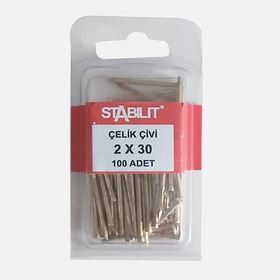 Stabilit 2x30 mm 100 Adet Çelik Çivi