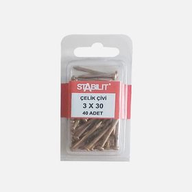 Stabilit 3x30 mm 40 Adet Çelik Çivi