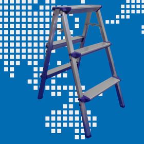 Stabilit Alüminyum 3 Basamak Katlanabilir Ev-Ofis Tipi Merdiven