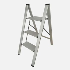 Stabilit Alüminyum 3 Basamaklı 89x43x72 cm Katlanabilir Ev Ofis Tipi Merdiven