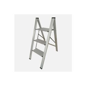 Stabilit Alüminyum 3 Basamaklı 89x43x72 cm Katlanabilir Ev Ofis Tipi Merdiven