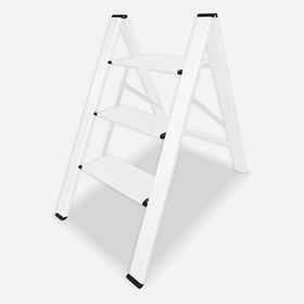 Stabilit Alüminyum 3 Basamaklı 89x43x72 cm Katlanabilir Ev Ofis Tipi Merdiven