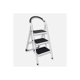 Stabilit Metal 3 Basamaklı 67x36x23 cm Katlanabilir Ev Ofis Tipi Oturaklı Merdiven