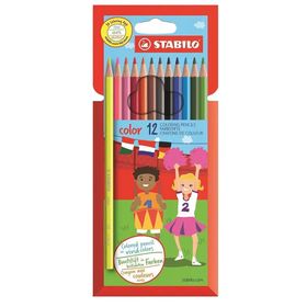 Stabilo 12'li Hartung Color Kuru Boya Kalemi