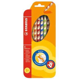 Stabilo 332-6 Easycolors 6 Renk Kuru Boya Kalemi