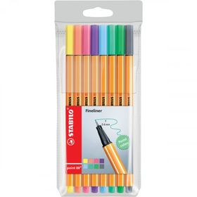 Stabilo 88 Point Gliss 8'li Keçe Uçlu Kalem Pastel