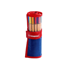 Stabilo 8825-021 Point 88 25 Renk Çantalı Roller Set