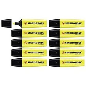 Stabilo Boss 10 Adet Sarı Pastel Fosforlu Kalem