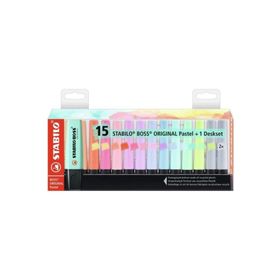 Stabilo Boss 15'lii Pastel Renkler Fosforlu Kalem Set