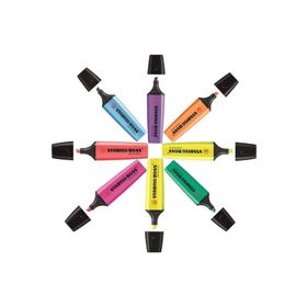 Stabilo Boss 70\8 Original 2-5 mm Kesik Uç 8 Renk Fosforlu Kalem