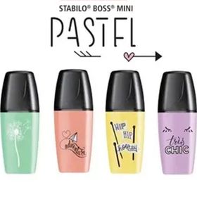 Stabilo Boss Mini Love Pastel 4'lü Fosforlu Kalem