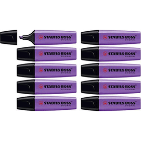 Stabilo Boss Original Pastel Lila 10'lu Paket Fosforlu Kalem