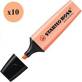 Stabilo Boss Original Pastel Turuncu Fosforlu Kalem 10 Adet