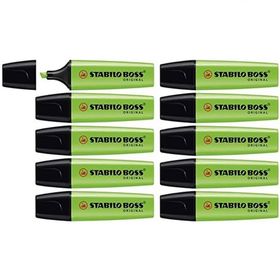 Stabilo Boss Original Yeşil 10'lu Fosforlu Kalem
