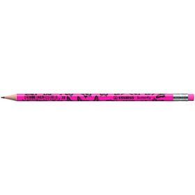 Stabilo Butterfly Neon Pembe 12'li Kurşun Kalem
