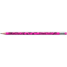 Stabilo Butterfly Neon Pembe 12'li Kurşun Kalem